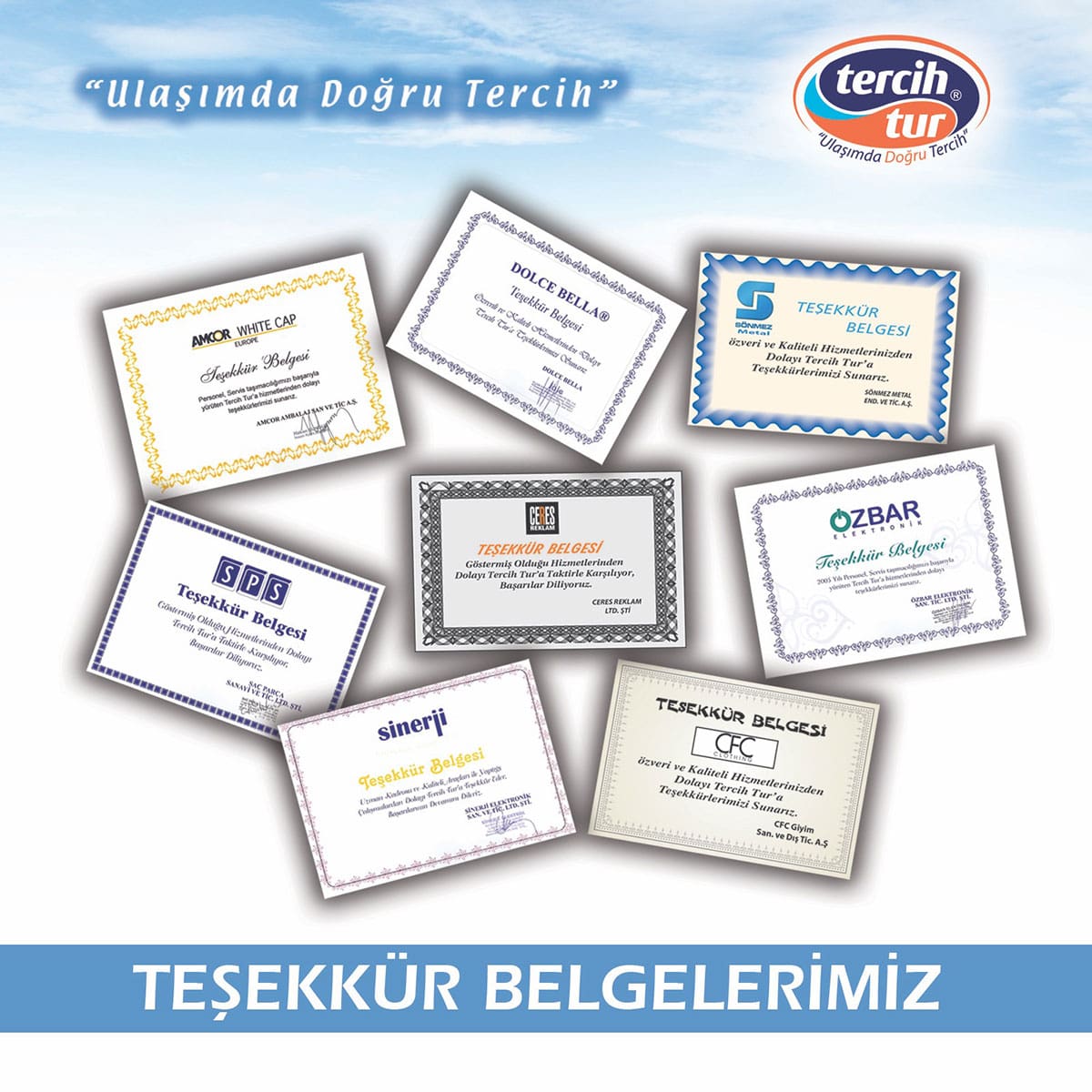 tesekkur belgelerimiz